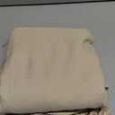 MIYE Pleated Waffle Weave Bed Skirt, Tailored Dust Ruffle 16 Inch Drop Easy Fit, Machine Washable,No Split Corners (Beige, Full - 16" Drop)