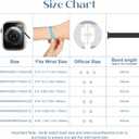 Zedoli Sport Solo Loop Band Compatible with Apple Watch Bands, Women Men, Stretchy Soft Silicone Elastic Strap for iWatch, Size: 44/45/46/49/42mm(Series 3)M: 6.93"-7.48"