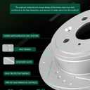 SCITOO Rear Brake Kits Drilled & Slotted Brakes Rotor Brakes Pads:D374;3258
Fit For Acura For Integra 1990-2001,For Honda For Accord 1989,For Civic 1992-1995 1999-2000,For Civic del Sol 1993-1997