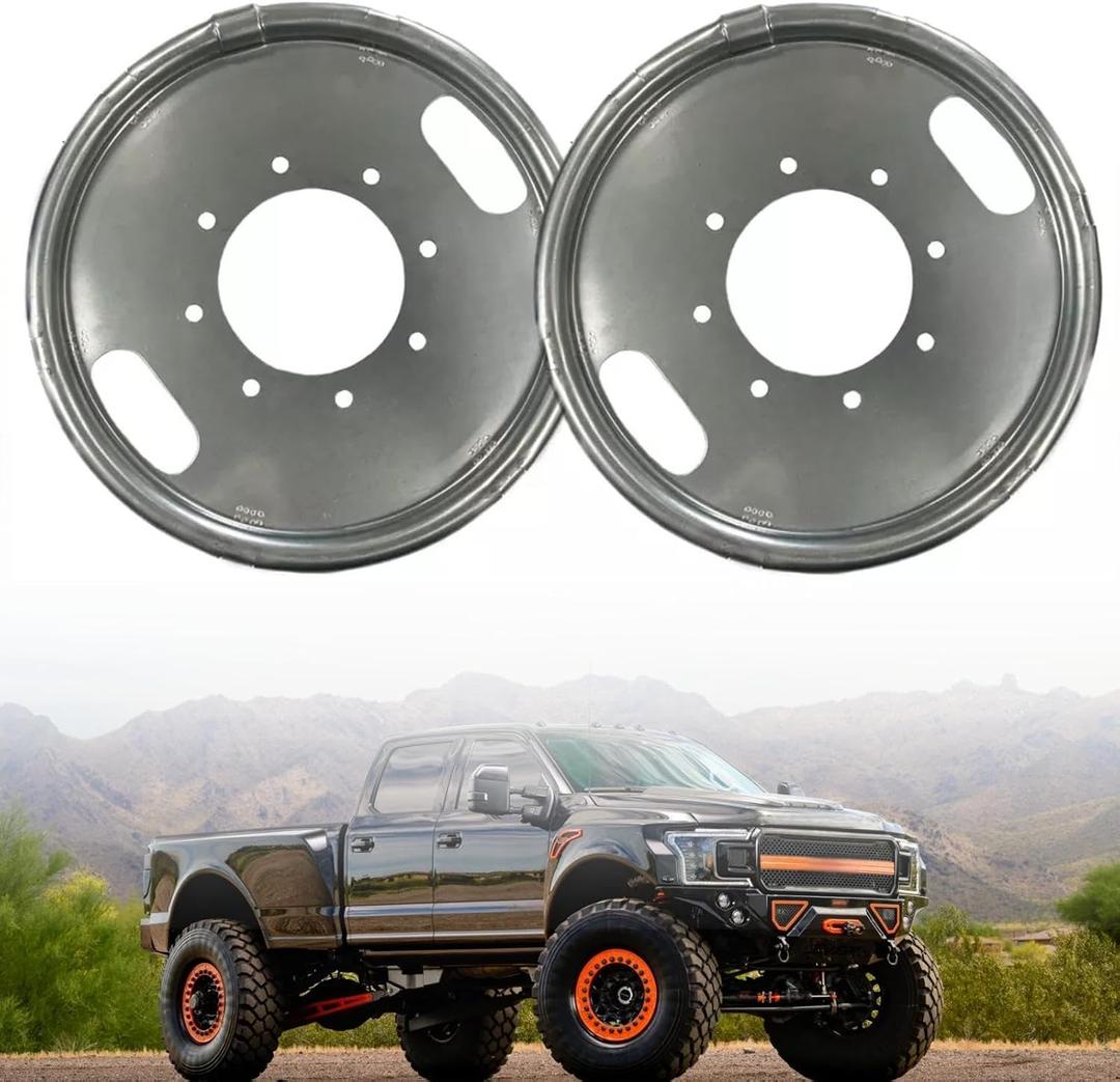 400-423 400423 Wheel Balancers Fits for Ford F-450 F-550 (2005-Newer) 2Pcs 19.5" Rear Wheel Balancers