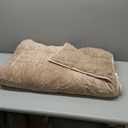 Uttermara Weighted Blanket Queen Size 15lbs 60x80 inches with Soft Plush Fleece, Cozy Warm Sherpa Snuggle Thick Heavy Blanket Great for Sleep and Calming, Brown