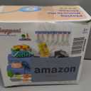 130Pcs Kitchen Playset, Toddler Pretend Cooking Play Pots, Pans, Utensils Cookware, Daily Food Fruit Veges, Shopping Storage Basket, Dessert, Prop Money, Learning Gift for Child (Blue)