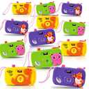 ArtCreativity Kids Camera Toy Set with Images in Viewfinder (2PCs) Pretend Play for Toddlers/Kids, Great for Birthday Party Favors for Kids 3-5, Goody Bags Birthday Gifts, Goody Bag Stuffers