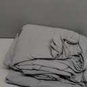 Bedsure Grey Duvet Cover King Size - 3 Pieces Prewashed Cotton-Like Polyester Extra Soft Bedding Set, Includes 1 Duvet Cover 104x90 Inches with Zipper Closure & 2 Pillow Shams, Comforter Not Included