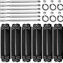 Grill Replacement Parts for Nexgrill 720-0896B 720-0896C 720-0882A 720-0896 720-0925 720-0896E, Burner Tubes, Heat Plate Shields, Carryover Tubes, Ignitors for Nexgrill 720-0925P Replacement Parts.