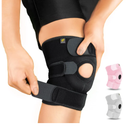 Bracoo Knee Support Brace for Men Women, Adjustable Compression Sleeve Wrap Patellar Pad Tendon - Arthritis Pain, Injury Recovery, Running, Workout, KS10