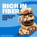 Quest Nutrition Overload Protein Bars, Cookie Commotion, 20g Protein, 1g Sugar, 3g Net Carbs, Gluten Free, 12 Count (EXP 02/14/27)