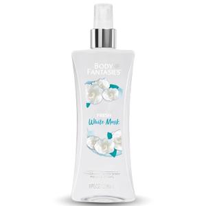 Body Fantasies Signature Fragrance Body Spray, Fresh White Musk, 8 Fluid Ounce (8 Fl Oz (Pack of 1))