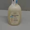 Aveeno Baby Daily Moisture Body Wash & Shampoo with Oat Extract, Hypoallergenic, Tear-Free, No Added Parabens, pH-Balanced Formula for Sensitive Hair & Skin, Baby Essentials, 33 fl oz