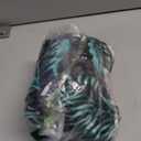 Girls Swimsuit 2 Piece Halterneck Girls Tankini Swimsuit Drawstring Printed Swim Shorts Girl Bathing Suit for 7-16T (17-18 Years, Black+green)