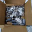 HARDURA Stainless Steel Table with Wheels 24 x 60 Inches Casters NSF Heavy Duty Commercial Work & Prep Table with Undershelf and Galvanized Legs for Restaurant Kitchen Bar and Hotel Garage