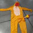 iHeartRaves Orange Ranger Dragon Hooded Jumpsuit, Size M Pajamas Costume Rave