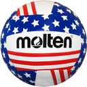 Molten Stars and Stripes Recreational Volleyball, Red/ White/ Blue