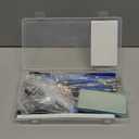 Metal Puzzle Tool Kit,3D Metal Puzzle for Adult Tool Set,Metal Earth Tool Kit Including Plier Bending Assist Tab Edge Cylinder Cone Shape Tools, File and Anti Slip Rubber Tweezers