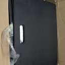 24 Pack Privacy Folders for Students - Durable & Waterproof Plastic Study Desk Dividers,Test Dividers for Classroom,Easy to Clean Privacy Shields & Boards - Includes Extra 48 Labels (Black)