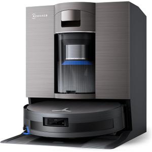 ECOVACS DEEBOT X11 Robot Vacuum and Mop, PowerBoost Charging, OZMO Roller 2.0 Instant Self-Washing Mop, 19, 500Pa Blast Suction, Bagless Station, AIVI 3D Smart Navigation, for Hardwood, Carpet, Tile