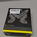 3 Bearing Bicycle Pedals - Ultralight Anti-Slip Wide Waterproof Pedals for BMX, Road & MTB Bikes Accessories (MZ 922 Black)