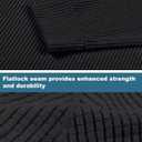 Zengjo Mens Half Zip Pullover Athletic(Black,XXL) (XXL)