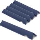 17 Inch Flavorizer Bars for Weber Genesis II/II LX 300, II E310, II E315, II E335, II LX340 Gas Grill with Front Control Knobs, 5 Pcs Porcelain Steel Flavor Bars For Weber Genesis II Parts 66795