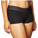 Maidenform womens Dream Cotton With Lace Boyshort, Size L, 3 Pack