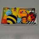 Infinno Baby Wrist Rattle Socks and Foot Finder Set, Perfect Baby Toys for 0-12 Months Newborn Boys and Girls As Shower Gifts, Garden Bug Series (Warm Color)