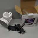 [Electric Focus]Mini Portable Projector with 4K Support, Bluetooth 5.4 WIFI6, 5watt Sound Base Speaker, 260 ANSI, Android 11, 210° Rotation, Auto Keystone Correction Video Projector HY300 PLUS