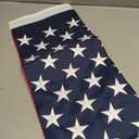 American Flag 3x5 Ft for Outside, Heavy Duty Nylon US Flags for High Wind Outdoor, Fade Resistant and Waterproof USA Flag with Embroidered Stars, Sewn Stripes, Brass Grommets