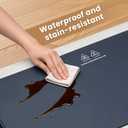 Warming Mat for Food 36" x 15", Rollable Food Warming Mat for Buffet Parties, 7-Level Temp 8-Hour Timer, Child Lock Safety, Long-Lasting Heat Retention, Gray