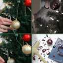 5 x Exakior Ornament Hooks  Essential Christmas Tree Decorating Hangers Great Xmas Ornament Hooks for Hanging Christmas Decorations 35 PCS (Round-Upgraded-35pcs)