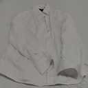 J.VER Men's Dress Shirts Solid Long Sleeve Stretch Wrinkle-Free Formal Shirt Business Casual Button Down Shirts (Large, White)