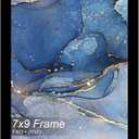 Fxojyvo 7x9 Picture Frame, Black Frame for 7 x 9 Inch Picture Poster Photo, Light Weight and High Transparent 7 by 9 Frame for Wall - 1 Pack/Black/7"x9"