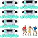 6 PC Swing Ball Game Set for Party Gatherings, Novelty Twerk Game Include Cardboard Boxes & 50 Green Balls, Twerk Pong Activities for Adult Indoors Outdoors Party
