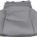 Driver Bottom Cloth Seat Cover for Chevy Silverado 1500 2014-2018, Silverado 2500 2500HD 3500 3500HD 2015-2019 Dark Ash Gray (Also for Passenger Side)
