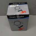 Drain Snake Auger 33 Feet, Plumbing Snake Drain Hair Clog Removal Tool, Sink Unclogger, Heavy Duty Toilet Snake Auger, Cleaner Tool for Bathroom Kitchen Tub Shower Drain Clog Remover with Gloves