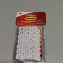 Command Decorating Clips, 40 Clips and 48 Strips, Damage-Free Hanging Light Clips with Adhesive Strips, No Tools Small Wall Clips for Hanging Lights and Cables