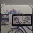 2 Piece Embellished Canvas Set 24"×24" 