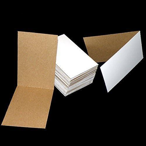 350 Cardboard Sleeves Folded Flat Vending 3" x 4.5" Sports Card Folders Mail Shipping Stiffeners Insert