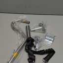 Dog Bike Leash - Hands-Free Bike Attachment for Dogs, Safe Shock-Absorbing, Adjustable Length, Easy to Install (sliver)