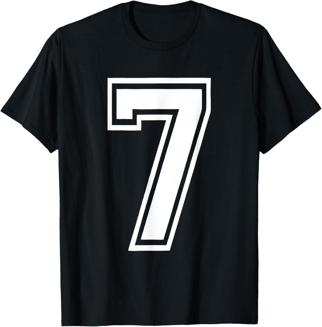 Funny Number 7 67 Meme Costume Matching Group Halloween T-Shirt 2XL