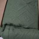 LEAONME Quilt Set King Size 3 Pieces, Lightweight Olive Green Bedspread-98''x106'', Soft Microfiber Summer Quilt/Coverlet,Luxurious Warm Bedding Sets for All Seasons (Includes 1 Quilt, 2 Shams)