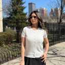 GRACE KARIN Women Short Sleeve Cardigan, 2026 Summer Knitted Sweater Tops, Basic Crew Neck Crop Outfits (White, M)
