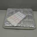 9 Pack Clear Hard Shell Zipper Case,Waterproof Toiletry Cosmetic Bag,Toy Organizers Storage Box,Diaper Bag Organizer,Pencil Case,Clear Plastic Zipper Pouches for Office Home Storage(1XL,1L,1S,6Mini)