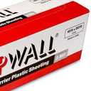 ZipWall PY50 Dust Barrier Plastic Sheeting, White 10ft x 50ft, 3 mil