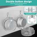 Stove Knob Covers for Child Safety 5 Packs Babepai Upgraded Double-Key Design Universal Size Baby Safety Gas Oven Knob Covers Stove Guard Kid Proofing