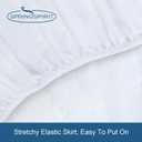 Full Size Mattress Protector Waterproof Mattress Topper Pad Cover Fitted Bed Sheets Full up -14'' Terry Super Soft & Breathable & Noiseless Mattress Protector Machine Washable