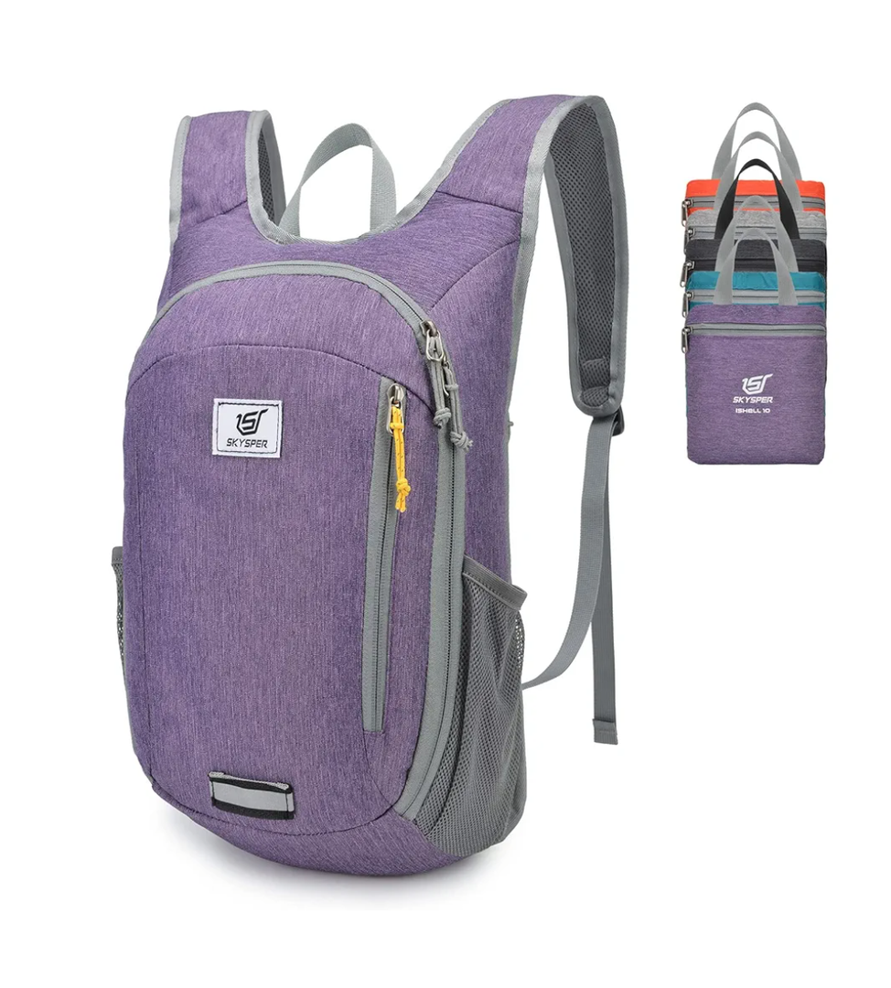 SKYSPER Small Daypack 10L Hiking Backpack Packable Lightweight Travel Day Pack for Women Men