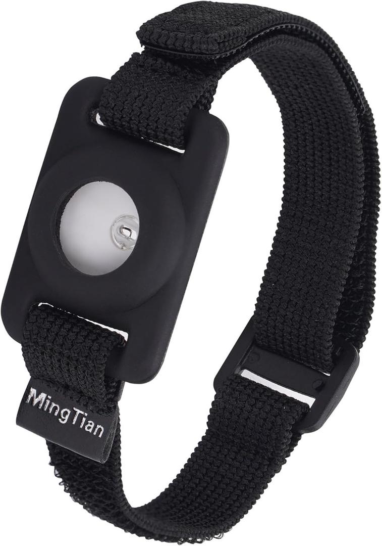 Adjustable Armband for Freestyle Libre 3, Transmitter Protection Sensor Cover Arm and Leg Band - No More Patches (Black)