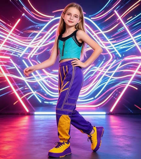 Girls Pop Star Heroine Costume Kids Halloween Fantasy Stage Cosplay Girls Pop Star Heroine Costume Fantasy Stage Cosplay Jacket Top Shorts Hair Piece Decal Sheet Birthday Party (Size: 110)