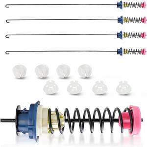 4Pcs 27" Washer Suspension Rods Replaces W10440786 W10368626 W10368627 W10440739 For Whirlpool, Maytag Top Loading Washers Machine