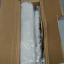 Adjustable Ottoman Pouf, 4 Height Position & 60 Degree Tilt Angle Adjustment Footrest Ottomans Footrest Foot Stools Pouffe Footstool for Under Desk for Living Room Home(Beige)